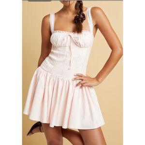 Beverly And Beck | Dresses | Pacsun Beverly And Beck Alessia Corset Mini  Dress Pale Pink Medium | Poshmark